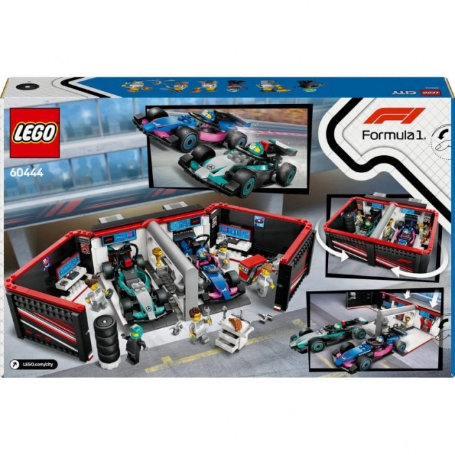 LEGO® City 60444 Garage F1® et voitures Mercedes-AMG et Alpine