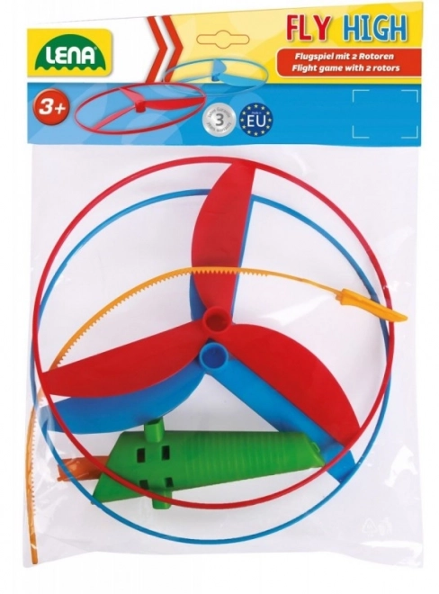Hélices propulsées 20cm+démarreur plastique en sachet 3+