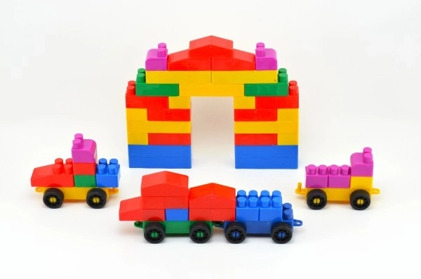 jeu de construction LORI 4 en plastique, 100 pièces