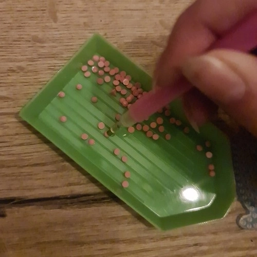 Ensemble de peinture diamantée - porte-clés