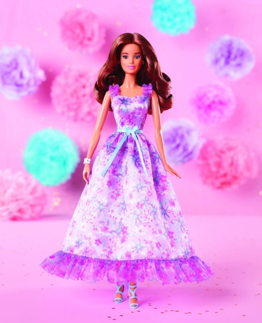 Poupée Barbie avec signature de souhaits d'anniversaire
