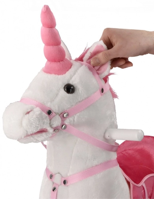 Licorne interactive sur base à bascule