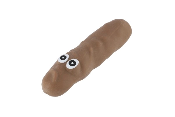 Caca antistress 14cm élastique et malléable en sachet 12pcs dans une boîte