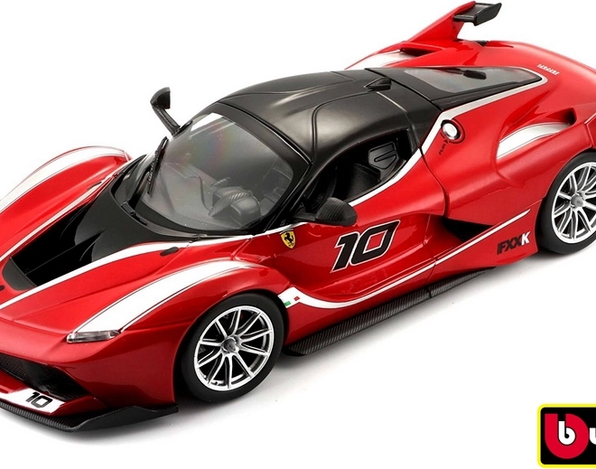 Bburago 1:24 Ferrari Racing FXX K Métallique Rouge