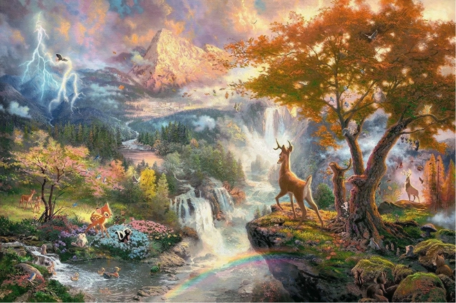 Puzzle Bambi: Première année 1000 pièces de SCHMIDT