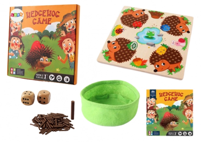 Ježek Jeu de société Apprentissage logique du calcul en bois