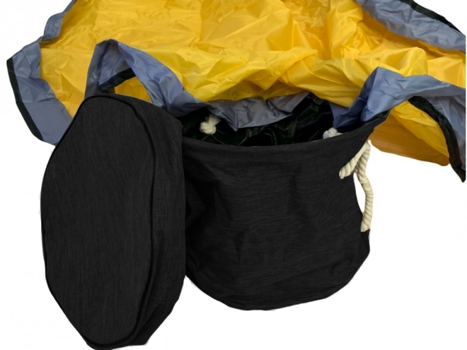 Organisateur Panier à jouets avec tapis et couvercle