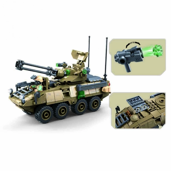 Char armé Sluban OEF Stryker ADS