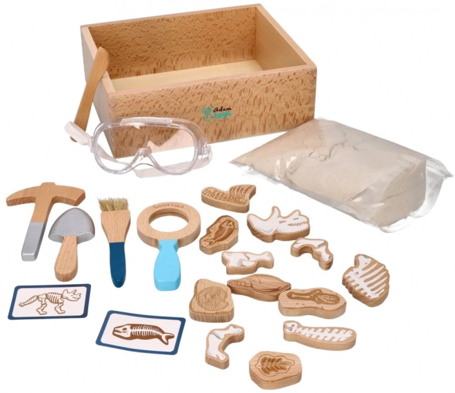 Ensemble archéologique pour enfants avec sable cinétique