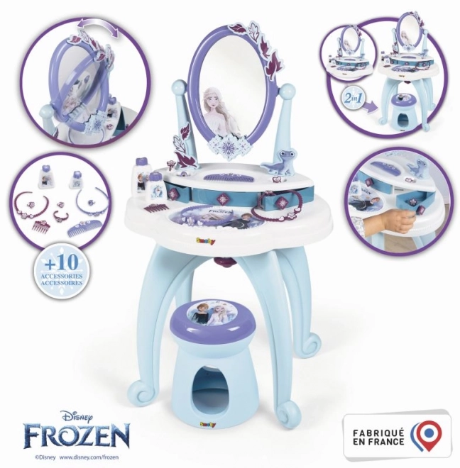 Toilette de l'Empire de Glace 2-en-1 avec Chaise
