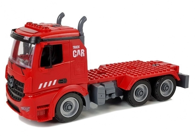 Kit DIY Camion de Pompiers 2 en 1 avec Cric Remplaçable