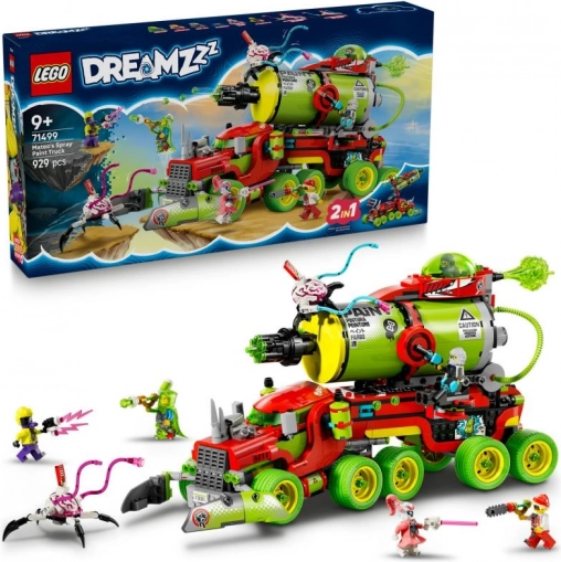 LEGO DREAMZzz 71499 Le véhicule de Mateo en mode bombe de peinture