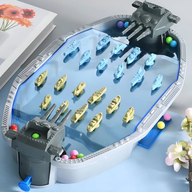 Woopie jeu Bataille à la mer Statky 3D Catapulte à billes