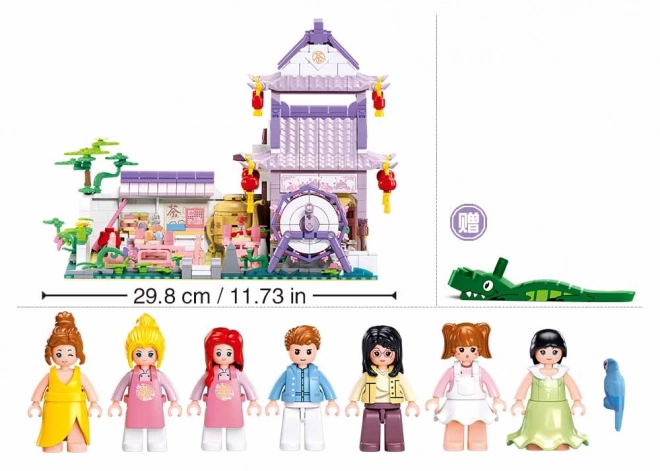 Sluban Rêve de Filles M38-B1078 Salon de thé avec jardin ornemental