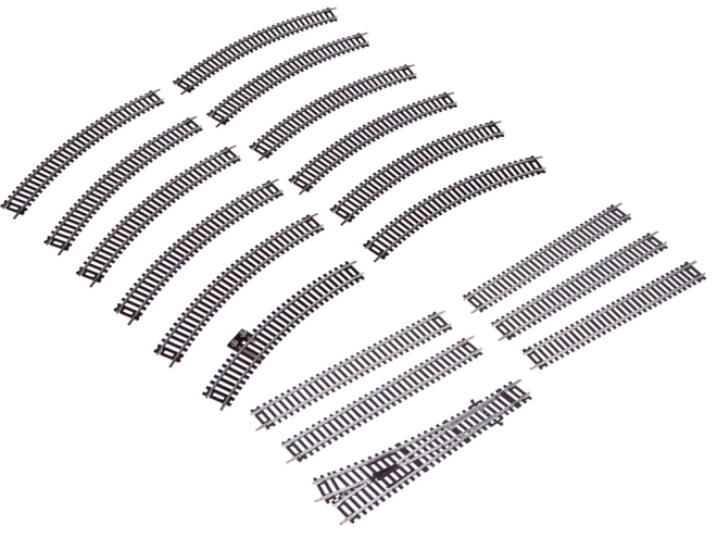 Ho kit de démarrage de voies ferrées métalliques