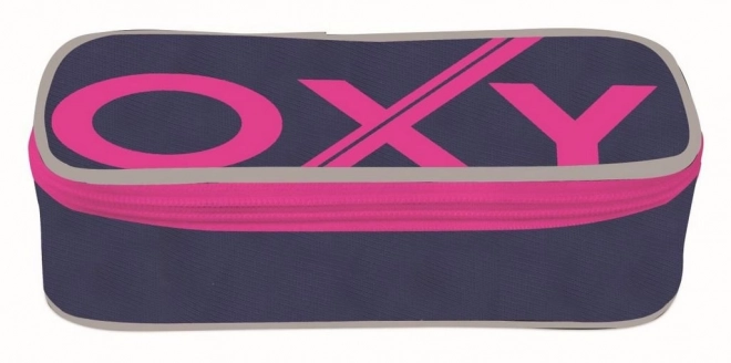 OXYBAG Trousse scolaire étui confort à un étage Blue Line Pink