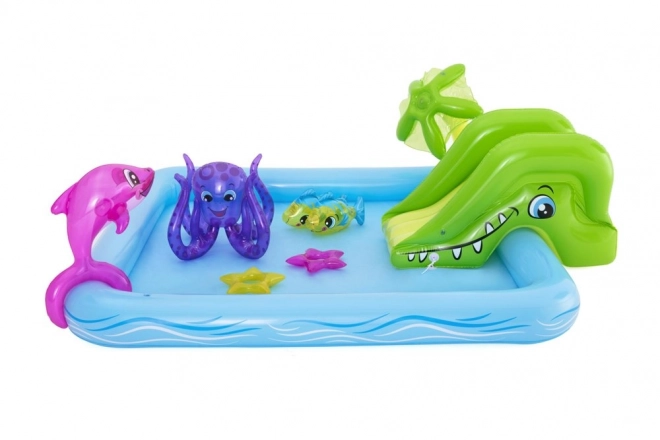 Parc aquatique gonflable pour enfants avec animaux marins Bestway