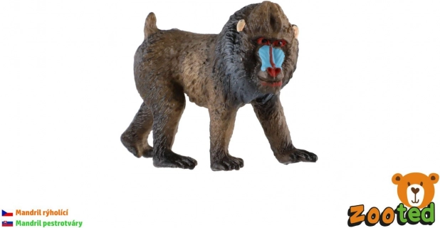 Mandrill – figurine en plastique 7 cm