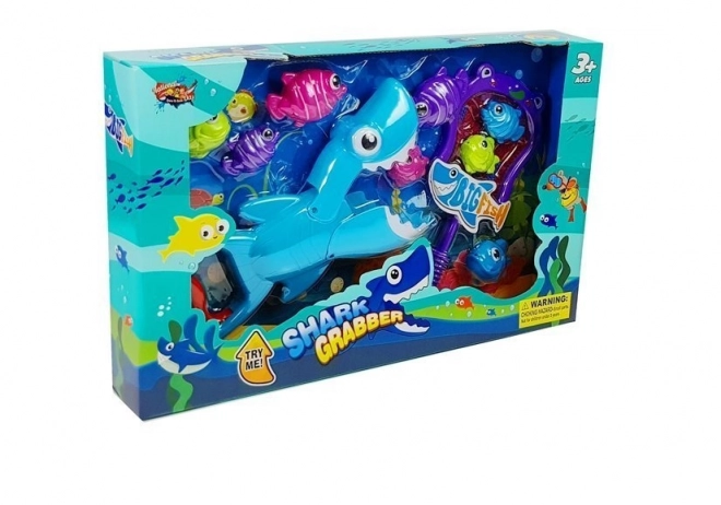 Filet de pêcheur de poisson pour le bain avec jeu de pêche de requin