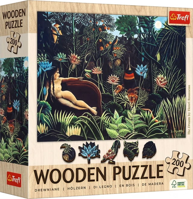 Puzzle en bois Art : Henri Rousseau - Rêve 200 pièces