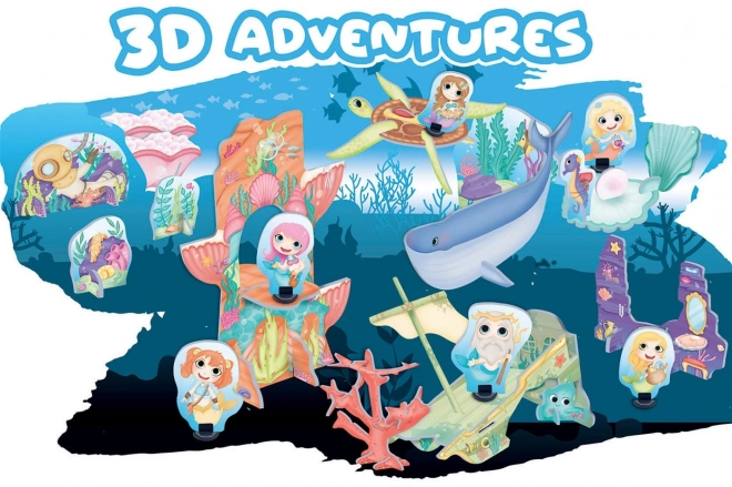 Royaume 3D des sirènes par EDUCA
