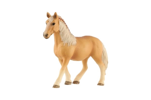 Cheval domestique palomino zooted en plastique 13cm dans un sachet