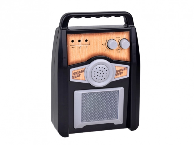 Guitare électrique avec microphone et amplificateur pour enfants karaoké