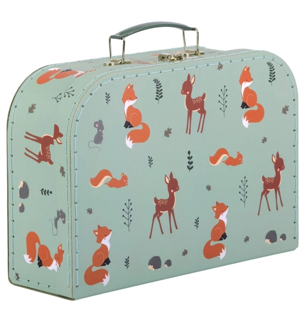 A Little Lovely Company Ensemble de deux valises en carton