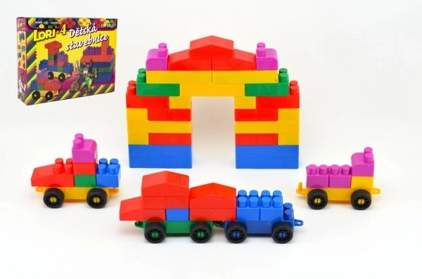 jeu de construction LORI 4 en plastique, 100 pièces