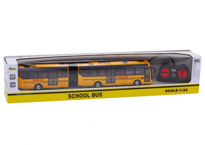 Autobus Scolaire Télécommandé 1:32 Jaune RC Articulé