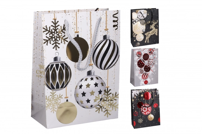 Sac cadeau L 31x40x12 cm Noël