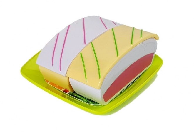 Set de jouets de desserts avec plateau