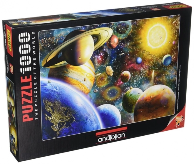 Puzzle avec motif de planète 1000 pièces