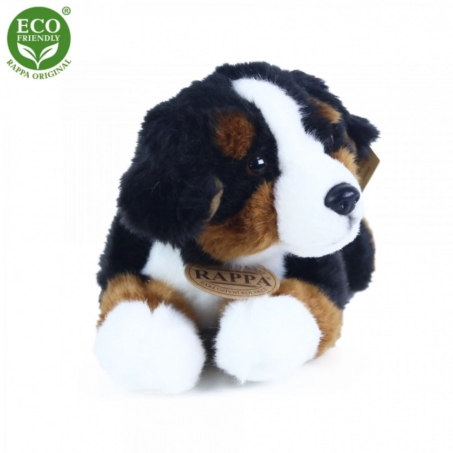 Rappa Peluche chien de montagne bernois allongé 23 cm ÉCOLOGIQUE