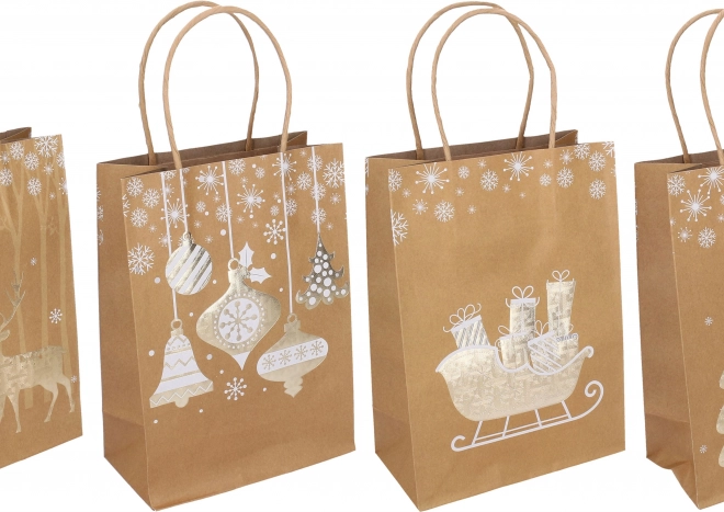 Sac cadeau M 21x27x11 cm NOËL