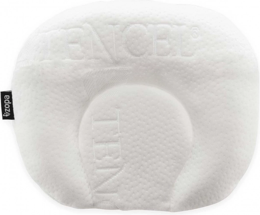 Petit coussin de soutien pour bébé en mousse à mémoire de forme Tencel, blanc