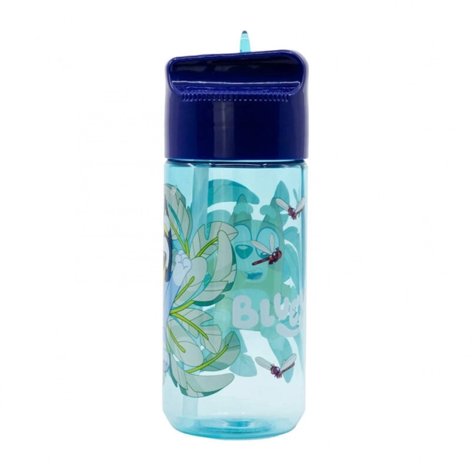 Bouteille d'eau avec paille pour enfants STOR 50636 430 ml Bluey (bleu)