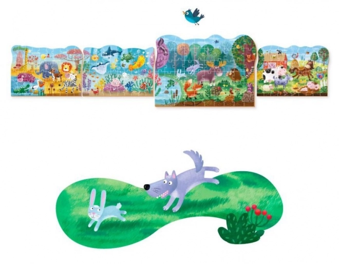 DODO Puzzle Animaux : Monde sous-marin 60 pièces