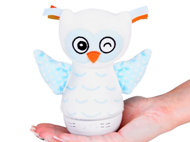 Veilleuse peluche hibou changeant de couleur boîte à musique pour enfants ZA5190