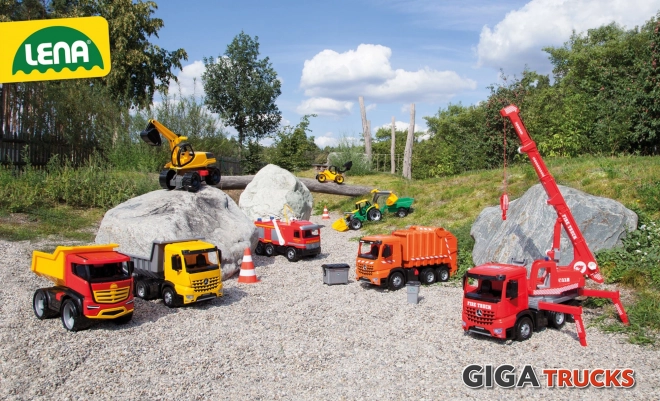 Pelle Lena Giga Trucks jaune-noire