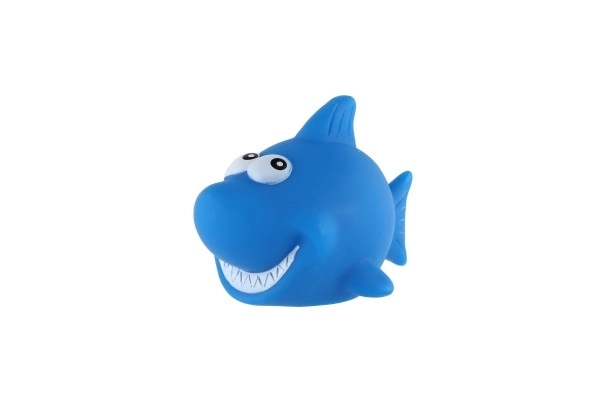 Requin jouet lumineux dans l'eau en plastique 6cm sur piles 15 pièces dans un bocal