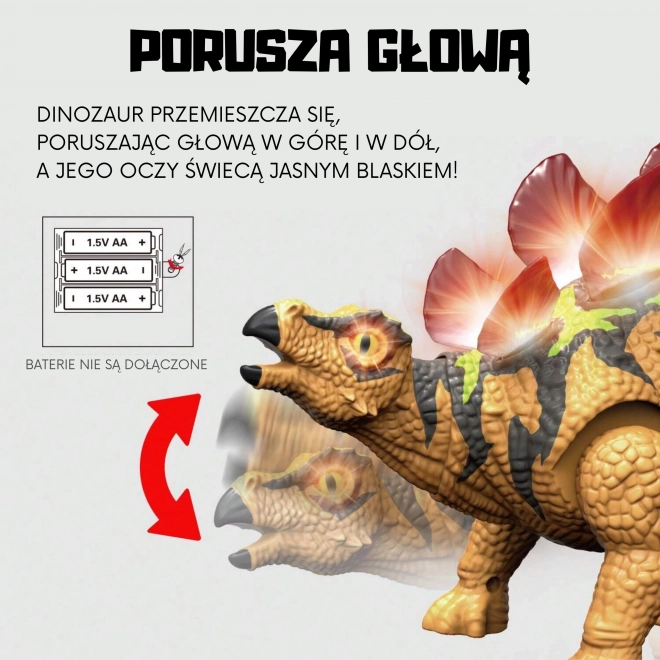 Woopie Dinosaurus télécommandé RC Robot Stégosaure