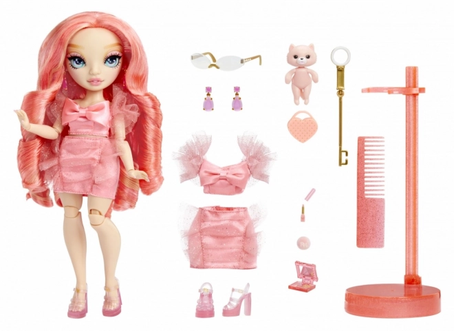 Rainbow High New Friends Poupée de mode - Pinkly Paige Pink
