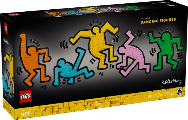lego art keith haring – figures dansantes