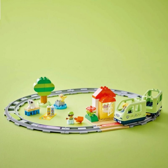 Aventures de vacances avec le train interactif DUPLO