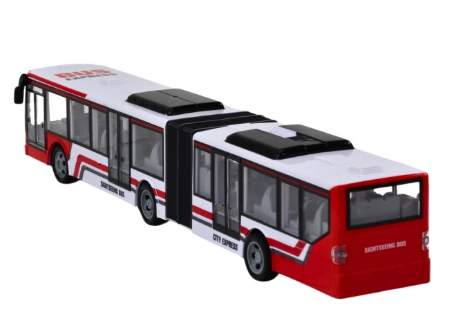 Bus urbain rouge/blanc télécommandé RC
