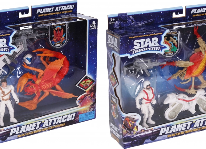 Star Troopers bataille avec les insectes et véhicules de débarquement