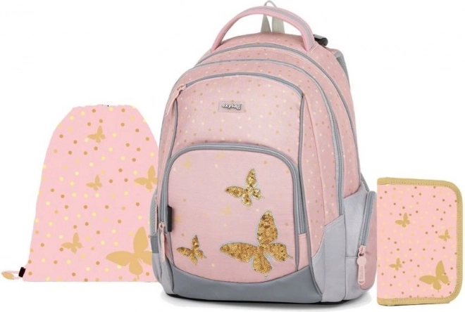 OXYBAG Ensemble scolaire 3 pièces OXY GO Papillon