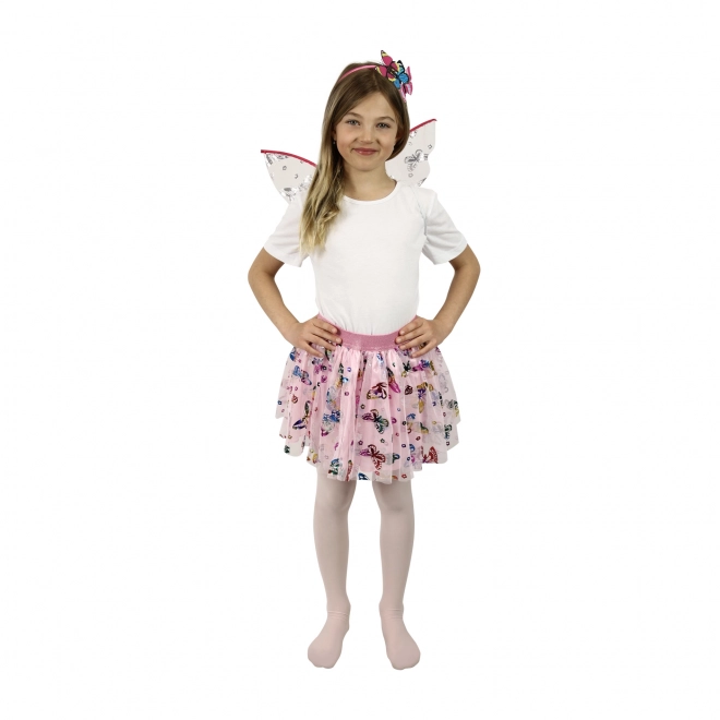 Costume enfant papillon TUTU jupe