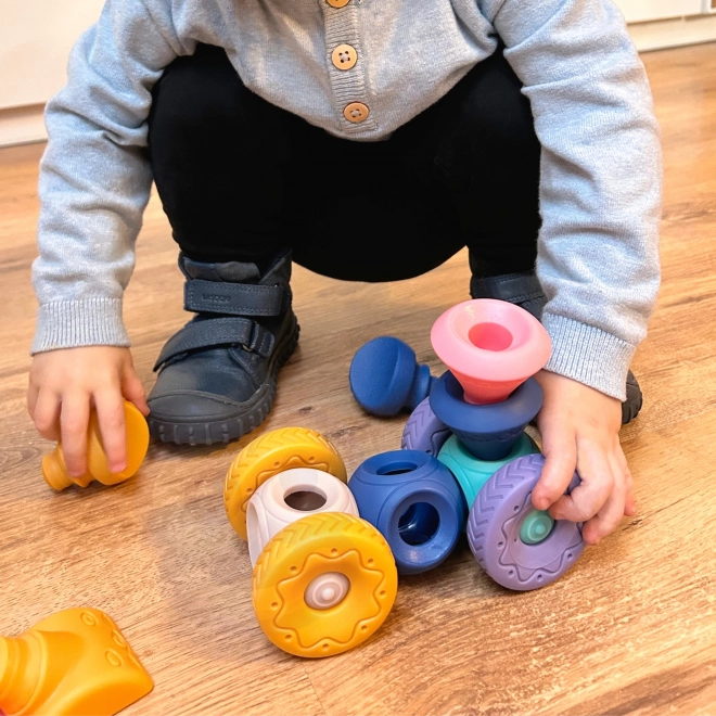 Woopie cubes sensorielles pour enfants, jeu de construction 13 pièces
